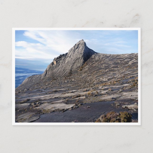 mt Kinabalu Staunen Postkarte (Vorderseite)