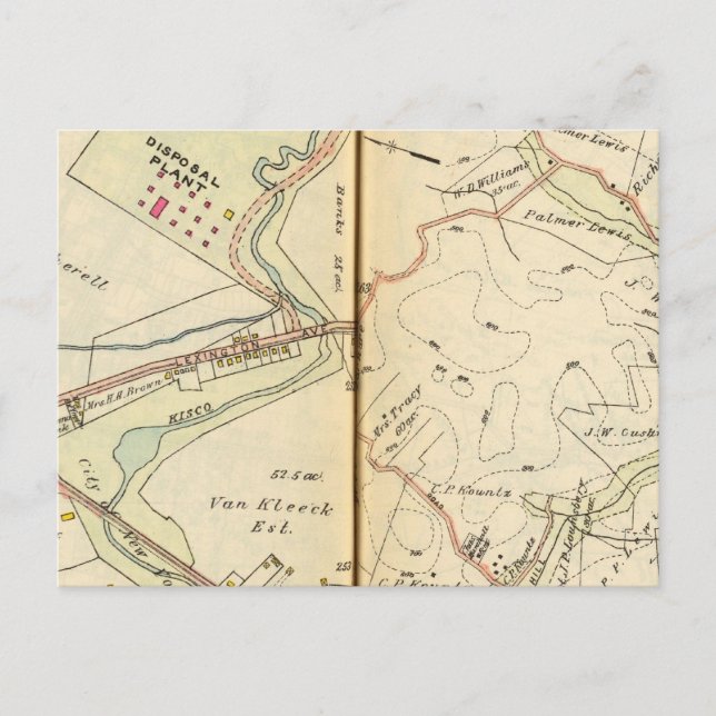 Mt. Kisco, New York 2 Postkarte (Vorderseite)