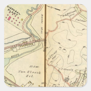 Mt. Kisco, New York 2 Quadratischer Aufkleber