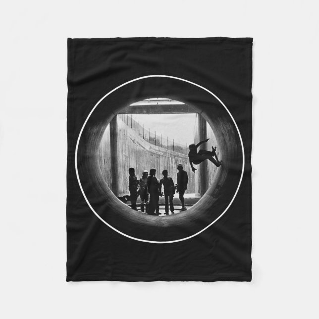 Mt. Ldy Pipeline Skateboarding  Fleecedecke (Vorderseite)