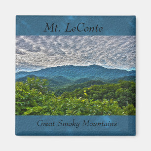 Mt. LeConte, Great Smoky Mountains Foto-Magnet Magnet