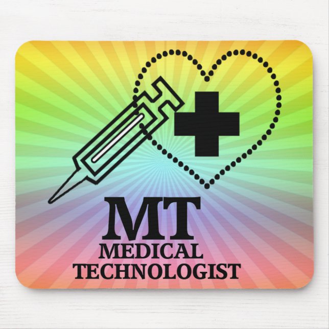 MT LOGO SYRINGE HEART MEDICAL TECH MOUSEPAD (Vorne)