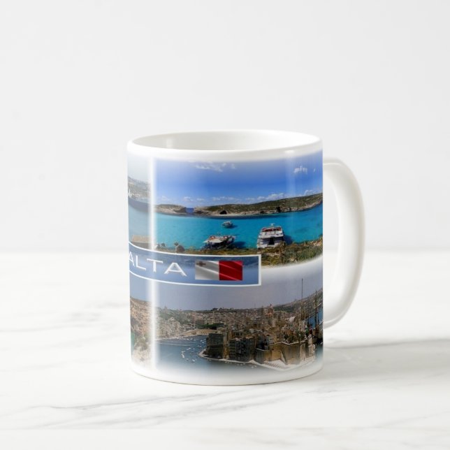 MT Malta - Valletta - Kaffeetasse (VorderseiteRechts)