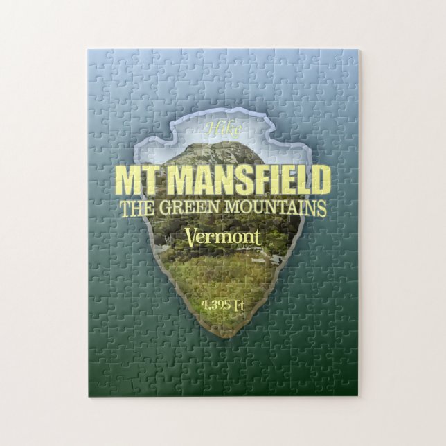 Mt Mansfield (Pfeilspitzen) Puzzle (Vertikal)
