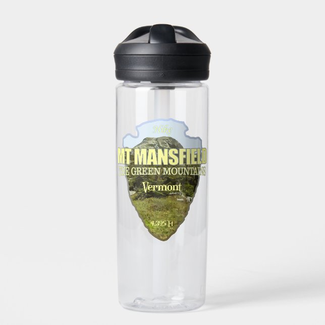 Mt Mansfield (Pfeilspitzen) Trinkflasche (Vorderseite)