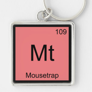 Mt - Mausefalle Chemie Element Symbol T-Shirt Schlüsselanhänger