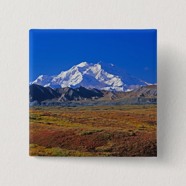 Mt. McKinley Denali Nationalpark , Alaska. Button (Vorderseite)