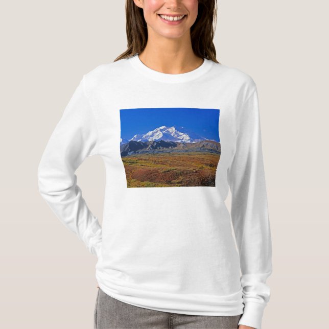 Mt. McKinley Denali Nationalpark , Alaska. T-Shirt (Vorderseite)