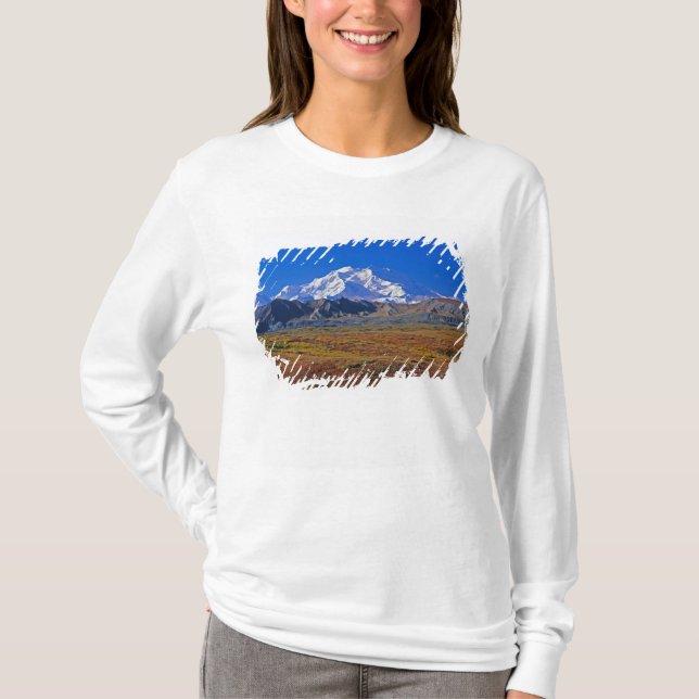 Mt. McKinley Denali Nationalpark , Alaska. T-Shirt (Vorderseite)