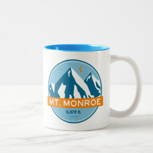 Mt. Monroe New Hampshire Sterne Mond Zweifarbige Tasse