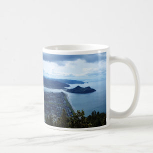 Mt Paku & Pauanui vom Gipfel des Pauanui Kaffeetasse