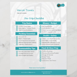 MT Pre-Trip Checkliste