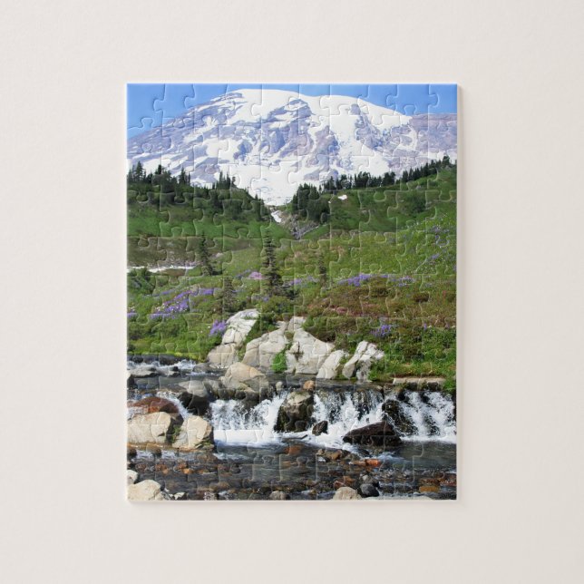 Mt Rainer, Edith-Nebenfluss Puzzle (Vertikal)