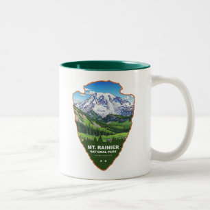 Mt. Rainier National Park Arrowhead Zweifarbige Tasse