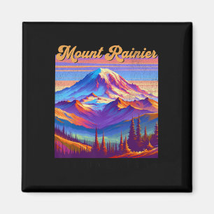 Mt. Rainier Nationalpark Berg Kunst Souvenir Magnet