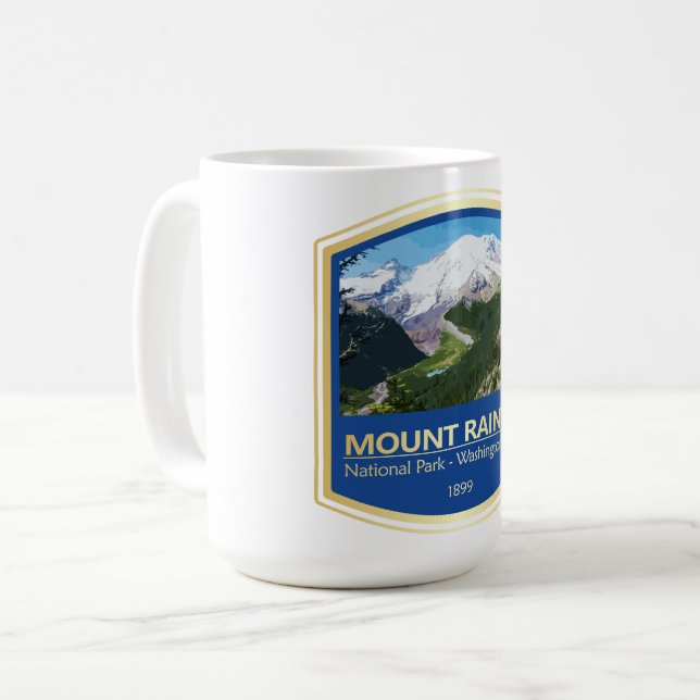 Mt Rainier NP (PF1) Kaffeetasse (Vorderseite Links)
