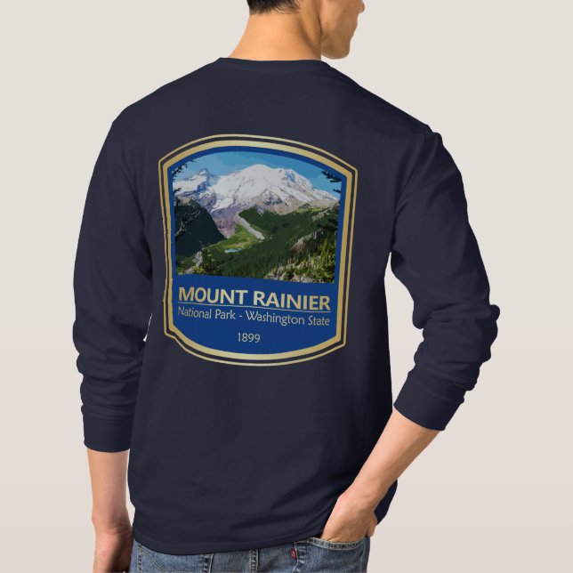 Mt Rainier NP (PF1) T-Shirt (Rückseite)