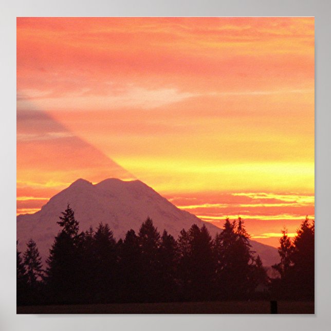 Mt, Rainier Poster (Vorne)