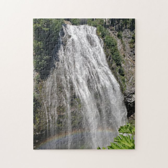 Mt Rainier Rainbow at Narada Falls Puzzle (Vertikal)