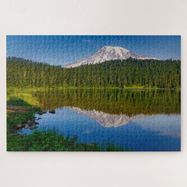 Mt. Rainier und Reflection Lake Puzzle (Horizontal)