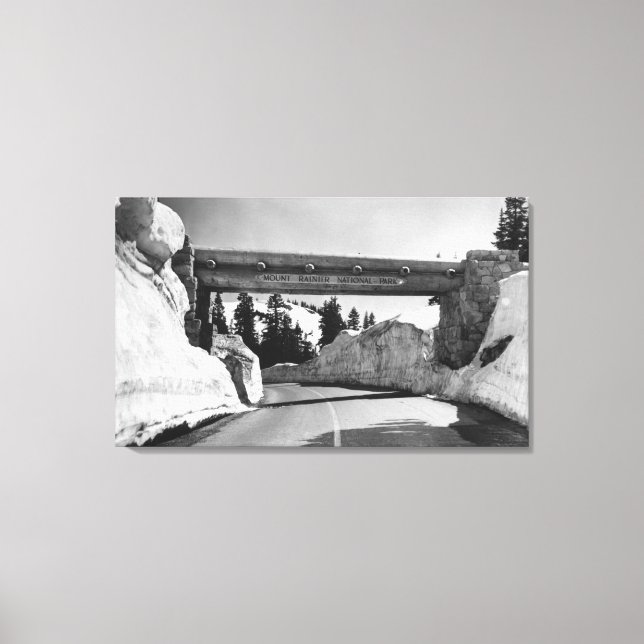 Mt. Rainier, WA Chinook Pass Naches Pass Leinwanddruck (Vorderseite)