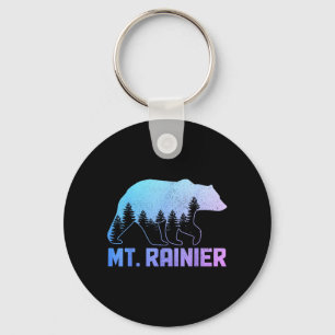 Mt Rainier Washington Bär Grizzly Stolz Outdoor Schlüsselanhänger