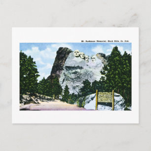 Mt. Rushmore Memorial, South Dakota Postkarte