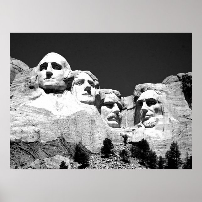 MT Rushmore Poster/BW Poster (Vorne)