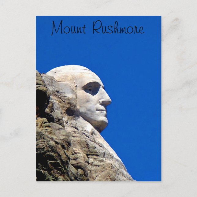 Mt Rushmore Postkarte (Vorderseite)