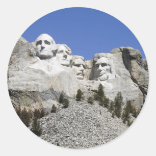 Mt Rushmore Runder Aufkleber
