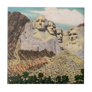 Mt. Rushmore Vintage Fliese