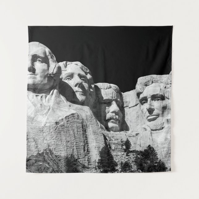 MT. RUSHMORE WÄHREND DES TAGES WANDTEPPICH (Vorderseite)