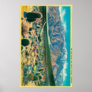 Mt. San Jacinto vom Garten des Teufels Poster