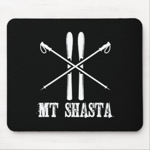 Mt Shasta Kalifornien Skifahrer Skifahren Nordic A Mousepad