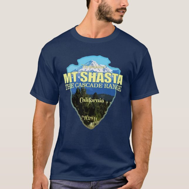 Mt Shasta (Pfeilspitzen) T-Shirt (Vorderseite)