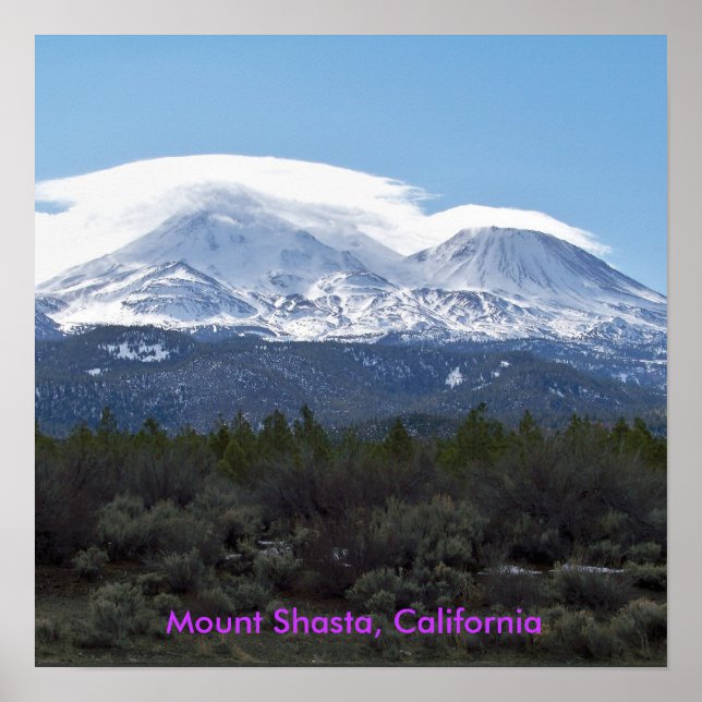 Mt. Shasta Poster (Vorne)