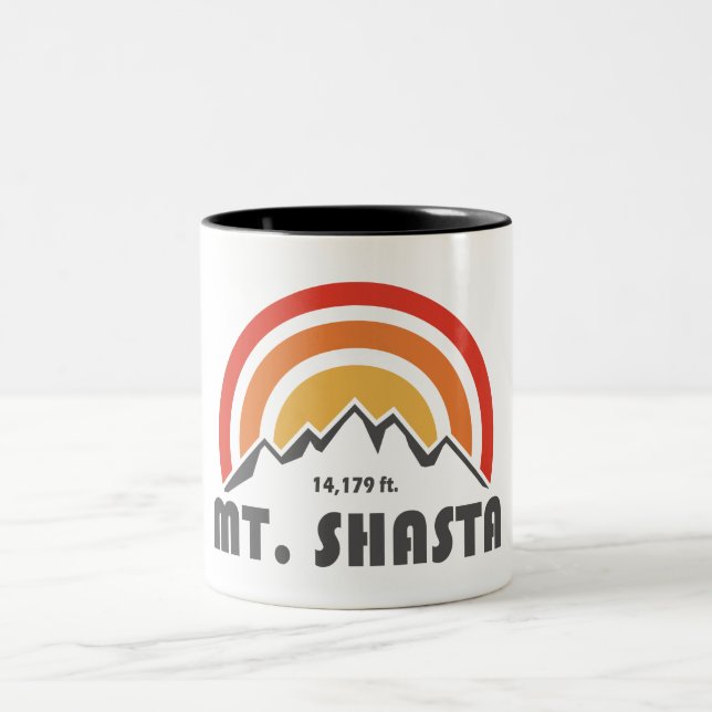 Mt. Shasta Zweifarbige Tasse (Mittel)