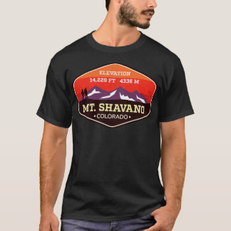 Mt Shavano Colorado 14ers Mountain Klettern Abzeic T-Shirt