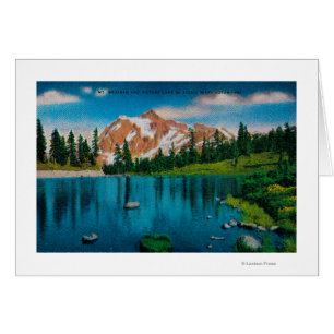 Mt. Shuksan und Picture See, WA