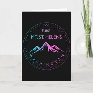 Mt. St. Helens Washington Bergsteigen Wandern Karte