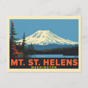 Mt. St. Helens Washington Postkarte