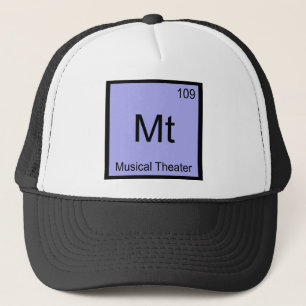 Mt - Symbol für das Musical Theater Chemistry Elem Truckerkappe