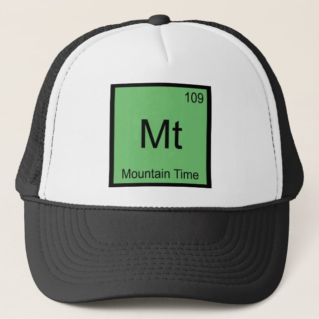 Mt - T-Shirt für das Symbol für die Bergzeitchemie Truckerkappe (Vorderseite)