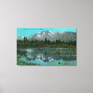 Mt. Tallac und Lake Tahoe, Kalifornien Leinwanddruck