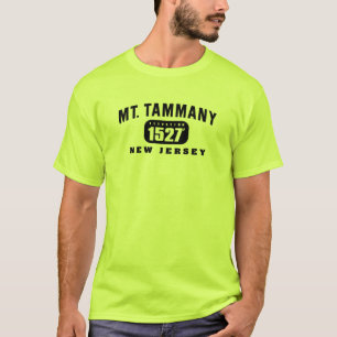 Mt. Tammany - Sicherheits-Grün T-Shirt