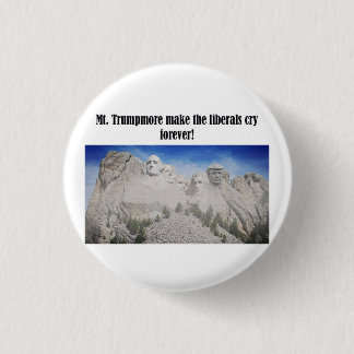 Mt. Trumpmore lassen die Liberalen Trump-Taste sch Button