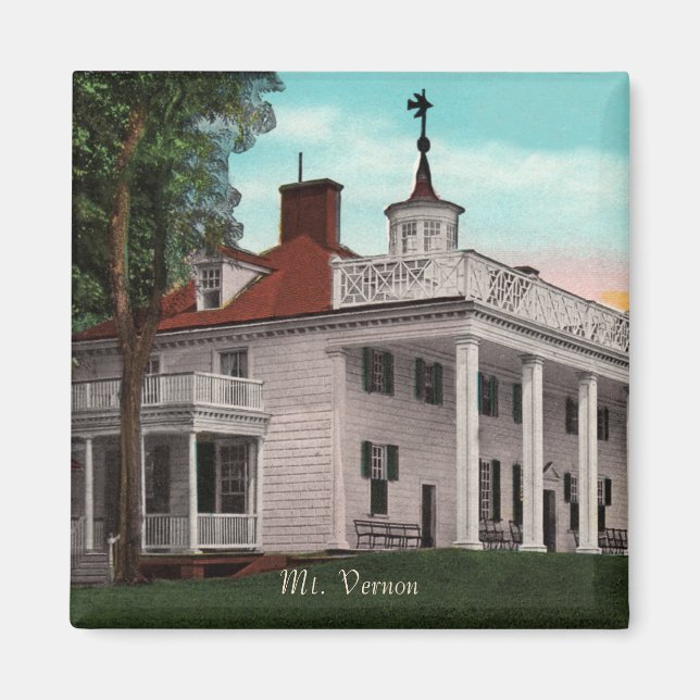 Mt. Vernon Vintag Magnet (Vorne)