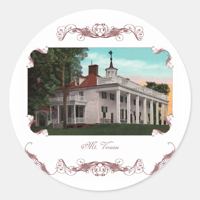Mt. Vernon Vintag Stickers (Vorderseite)