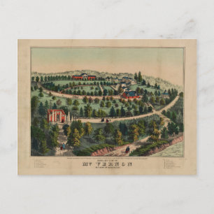 Mt. Vernon, Virginia (1859) Postkarte