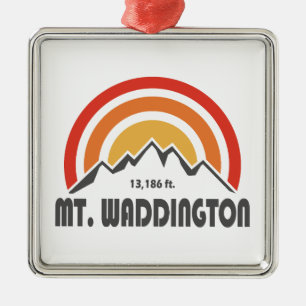 Mt. Waddington British Columbia Ornament Aus Metall